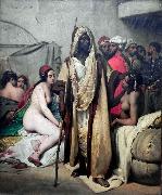 Horace Vernet Slave Market France oil painting artist